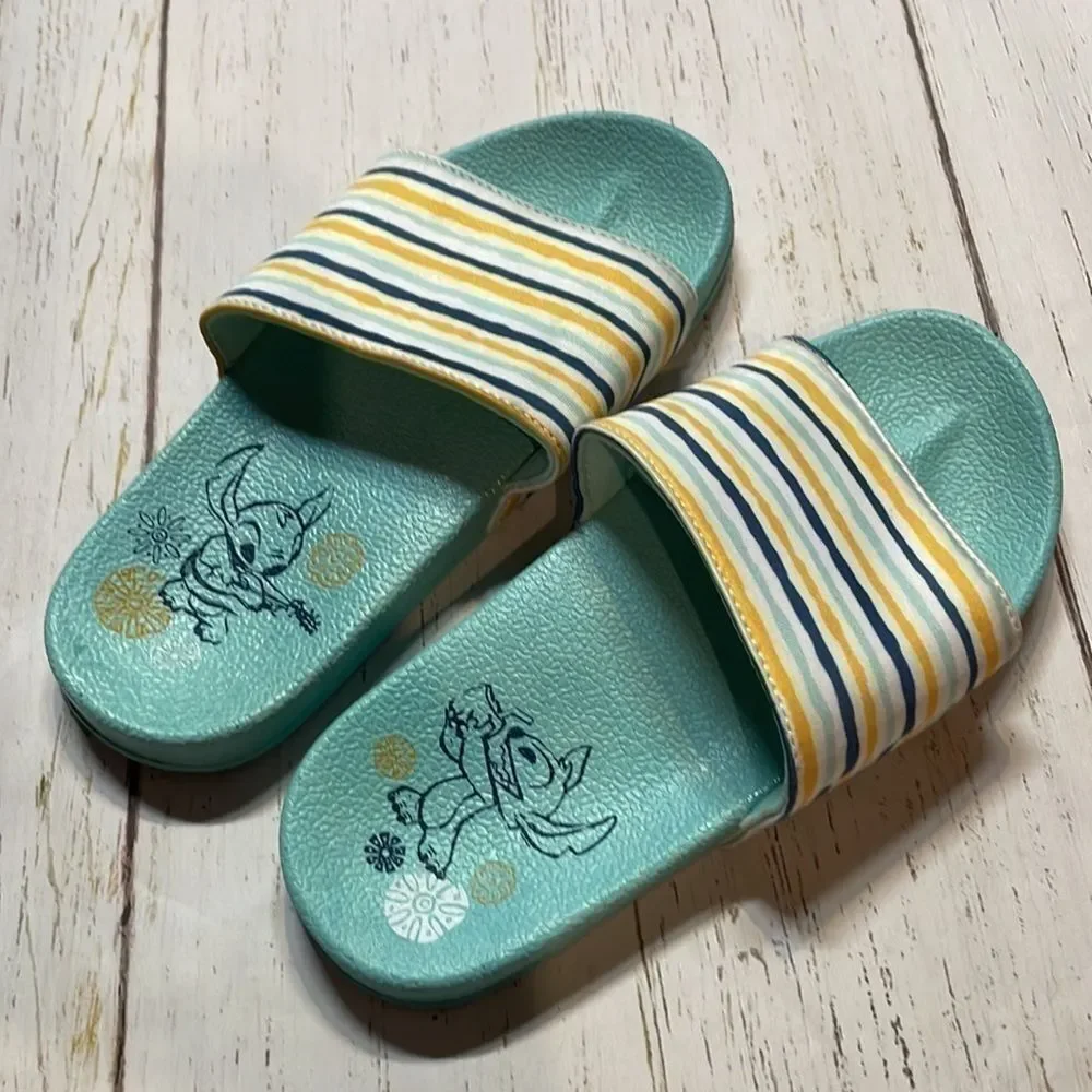 Disney girls stitch sandals. Size 11/12.